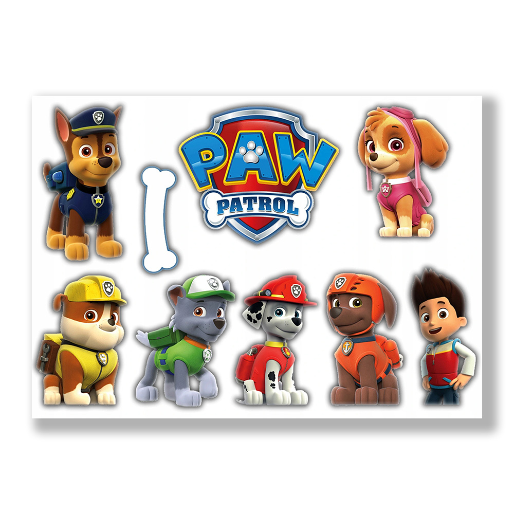 Opłatek na tort Psi Patrol