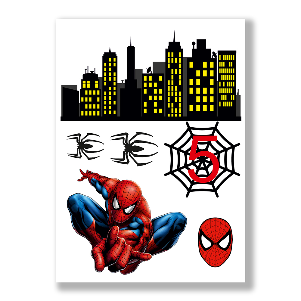 Wydruk cukrowy na tort z motywem Spider-Mana