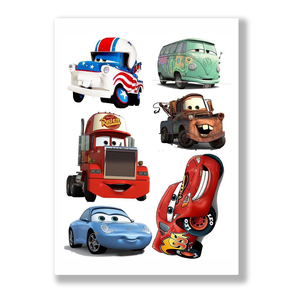 Wydruk cukrowy na tort Zygzak Mcqueen