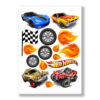 Wydruk cukrowy na tort Hot Wheels