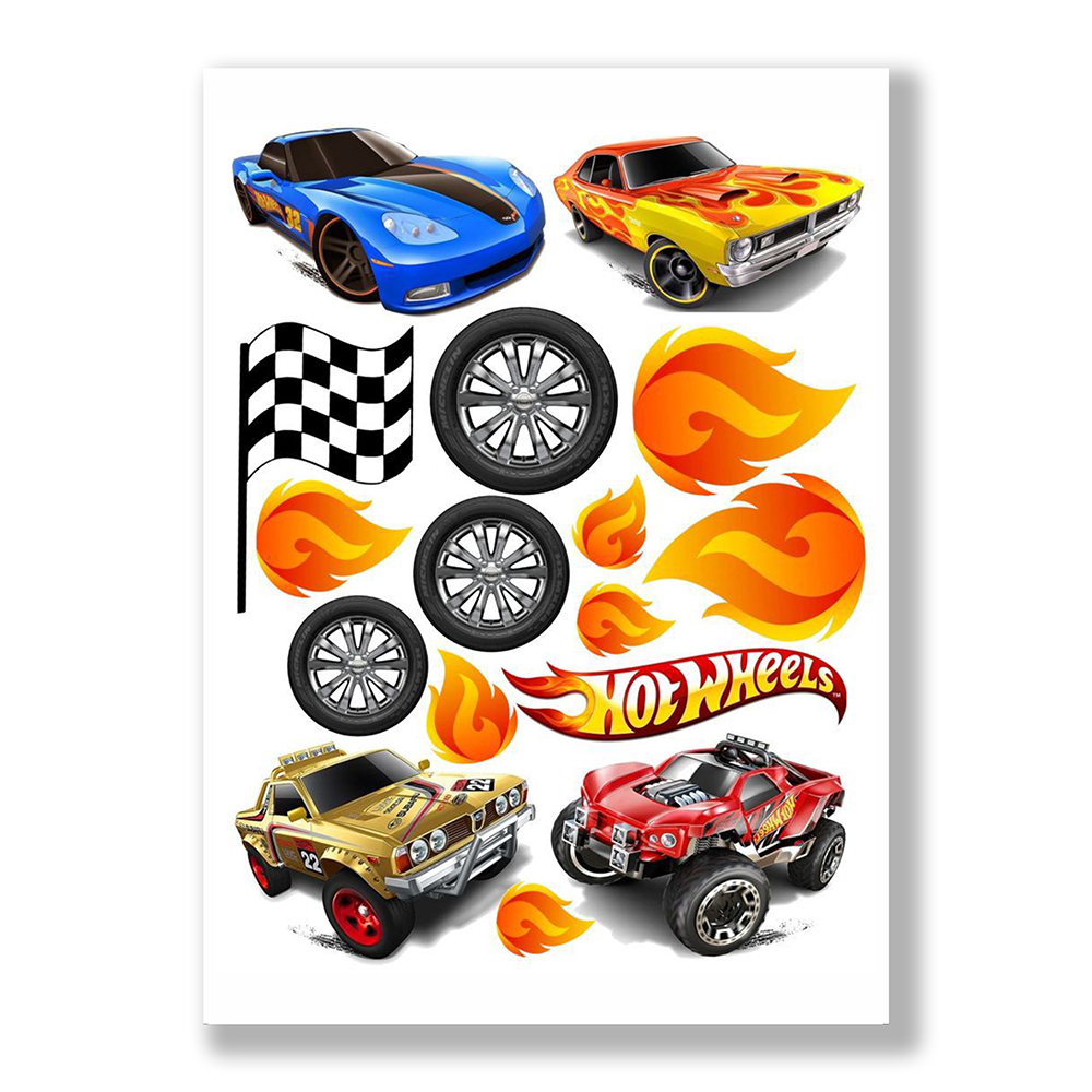 Wydruk cukrowy na tort Hot Wheels