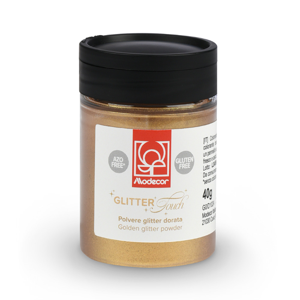 Posypka brokatowa złota do tortów