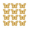 Jadalne złote motylki 15 sztuk