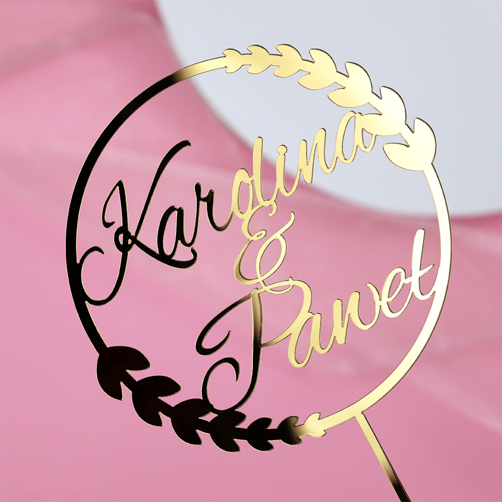 Topper na ślub imiona