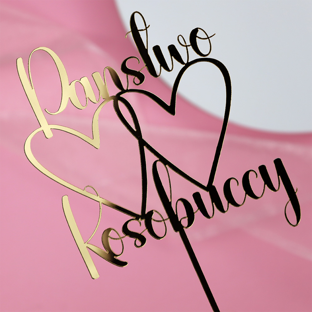 Topper Państwo + dowolne nazwisko