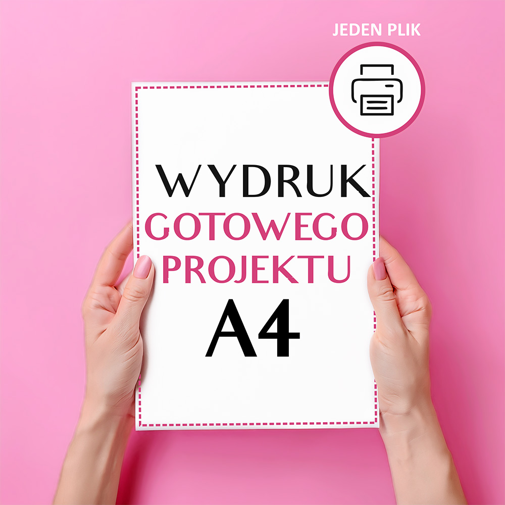 Własny wydruk na tort - GOTOWY PROJEKT