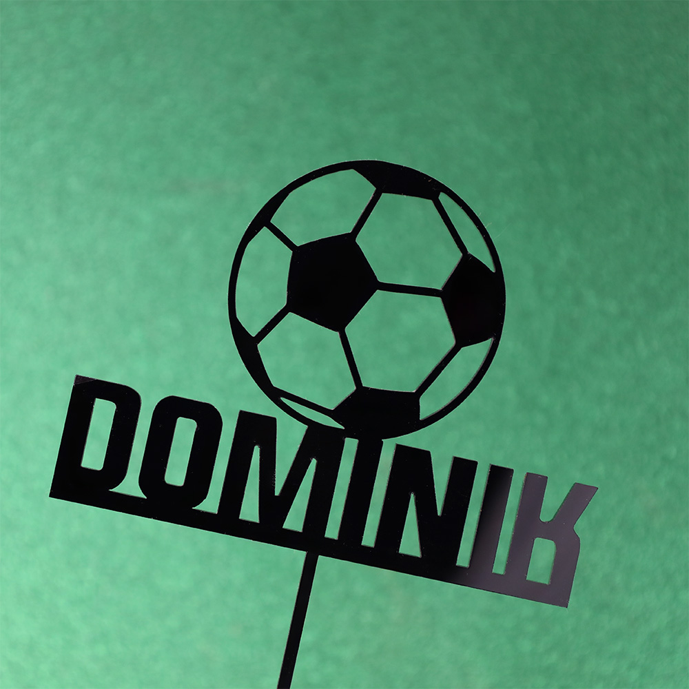 Topper na tort piłka z imieniem