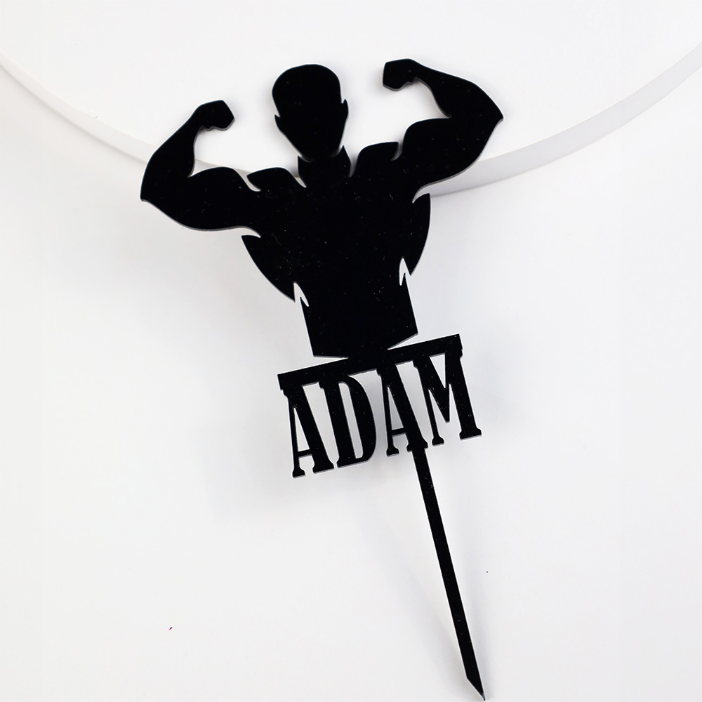 Topper dla kulturysty z imieniem