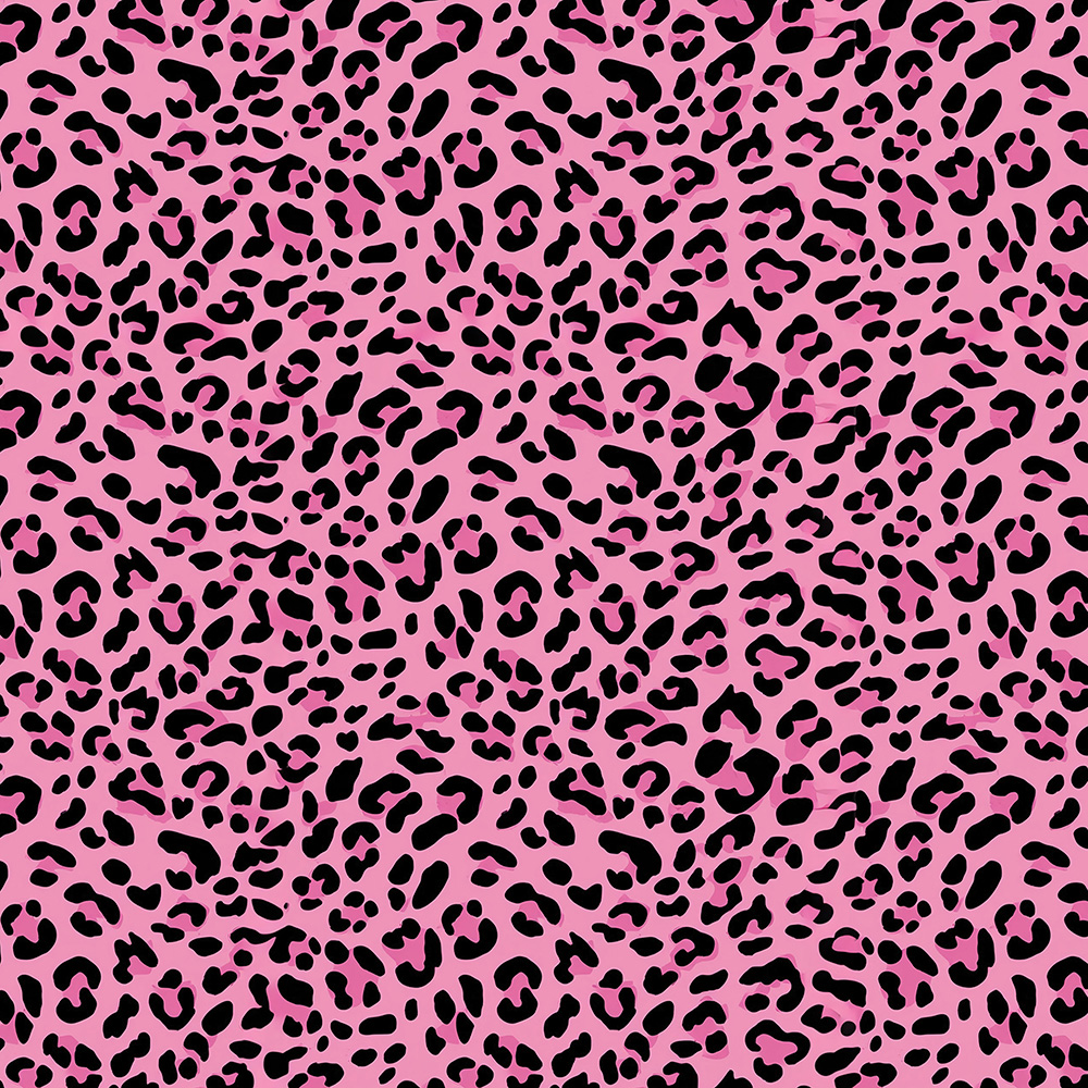 Opłatek na tort panterka różowa