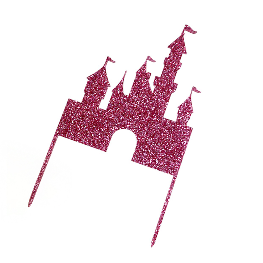 Topper na tort zamek