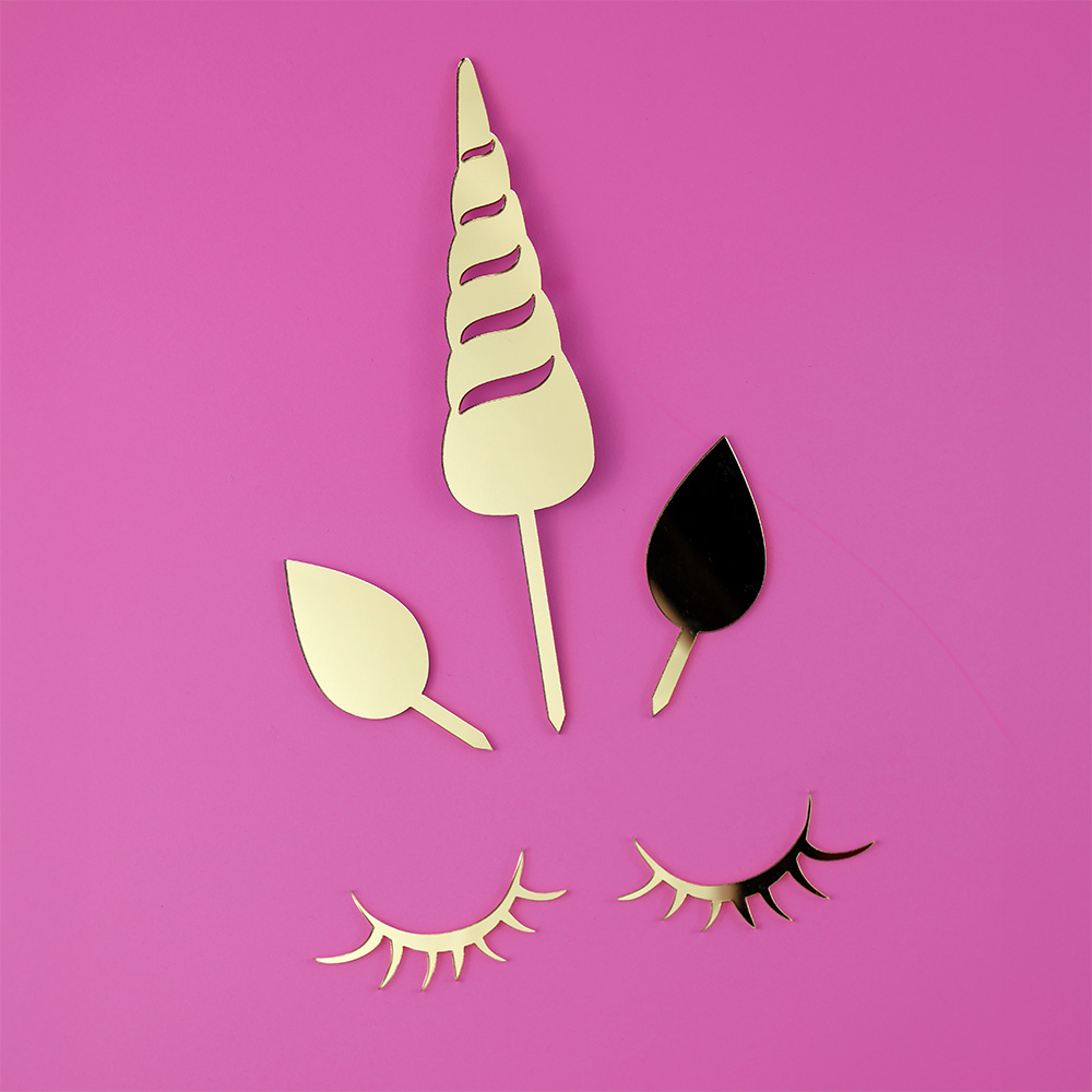 Topper jednorożec zestaw