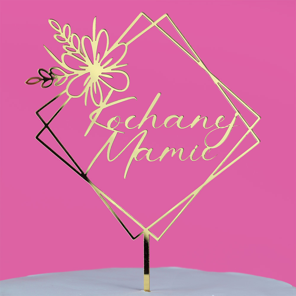 Topper na tort Kochanej Mamie