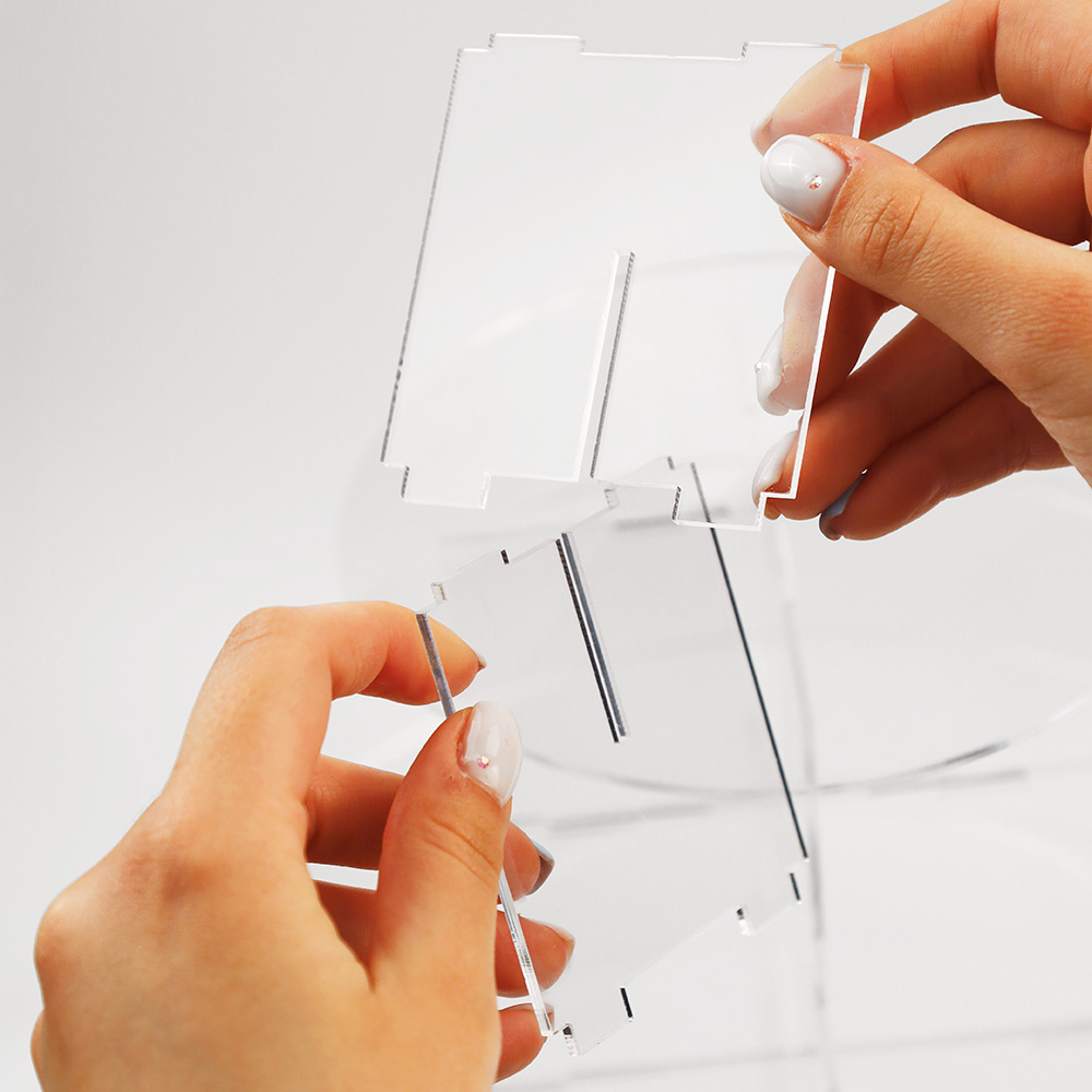 Stojak kaskadowy na monoporcje 8 pięter