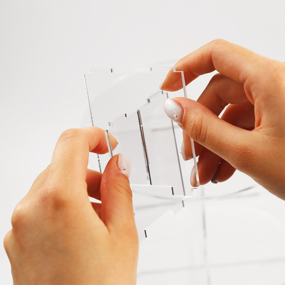 Stojak kaskadowy na monoporcje 8 pięter