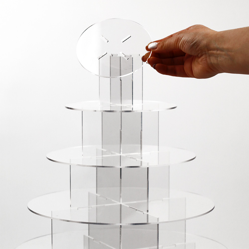 Stojak kaskadowy na monoporcje 8 pięter