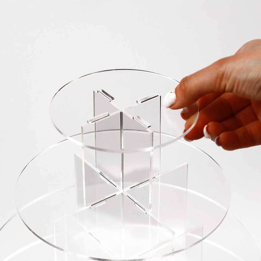 Stojak kaskadowy na monoporcje 8 pięter