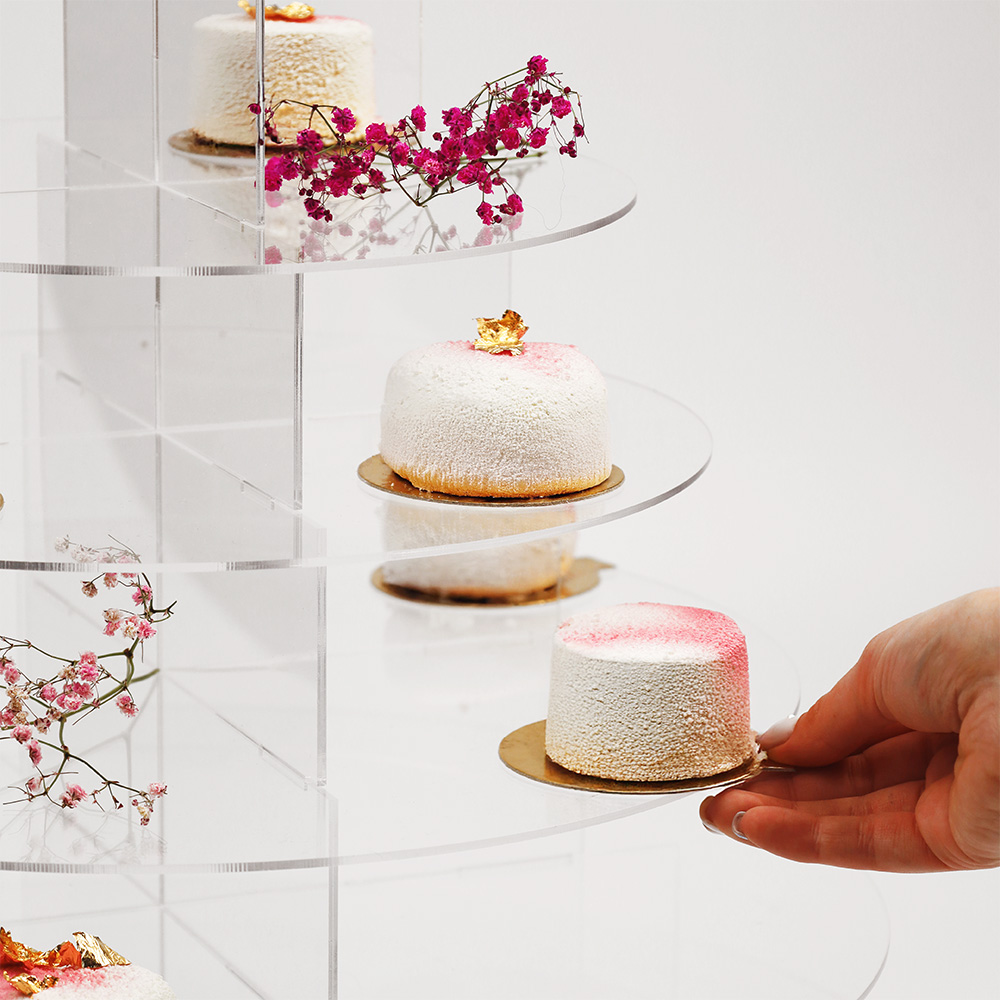 Stojak kaskadowy na monoporcje 8 pięter