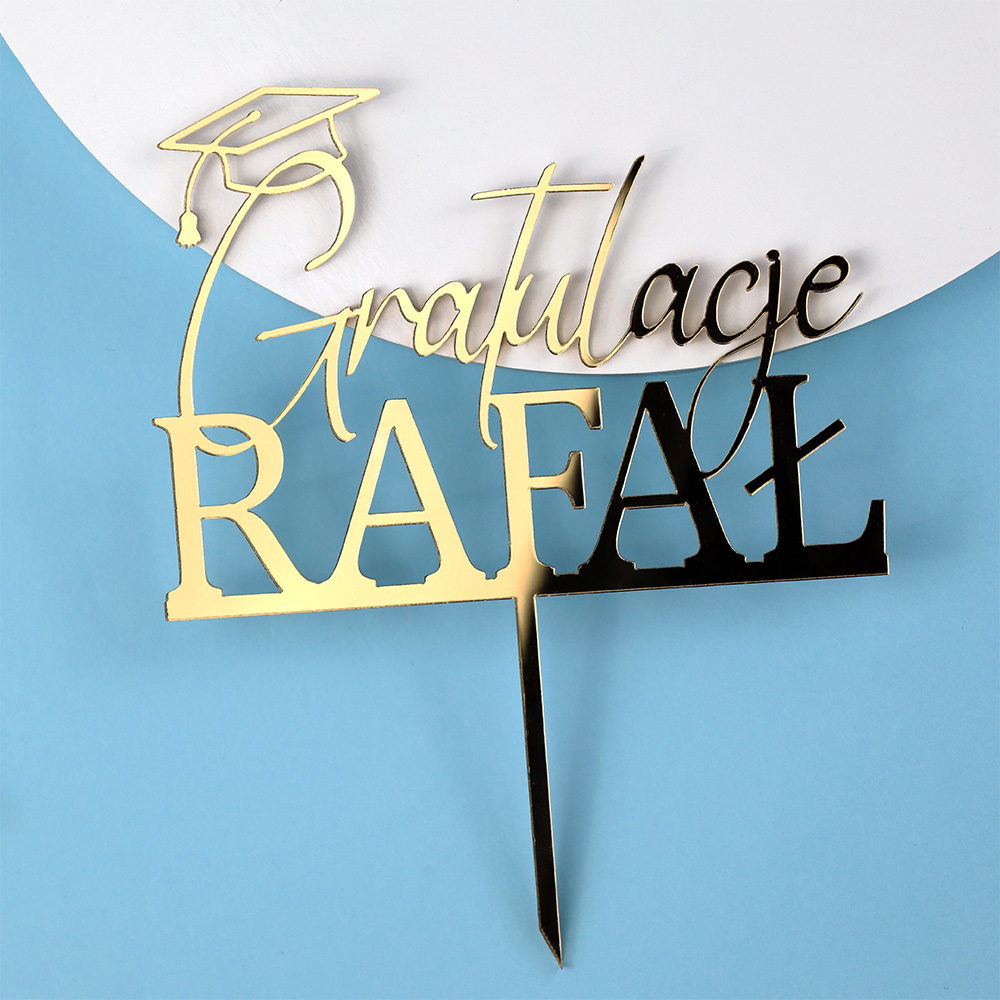Topper Gratulacje + Imię