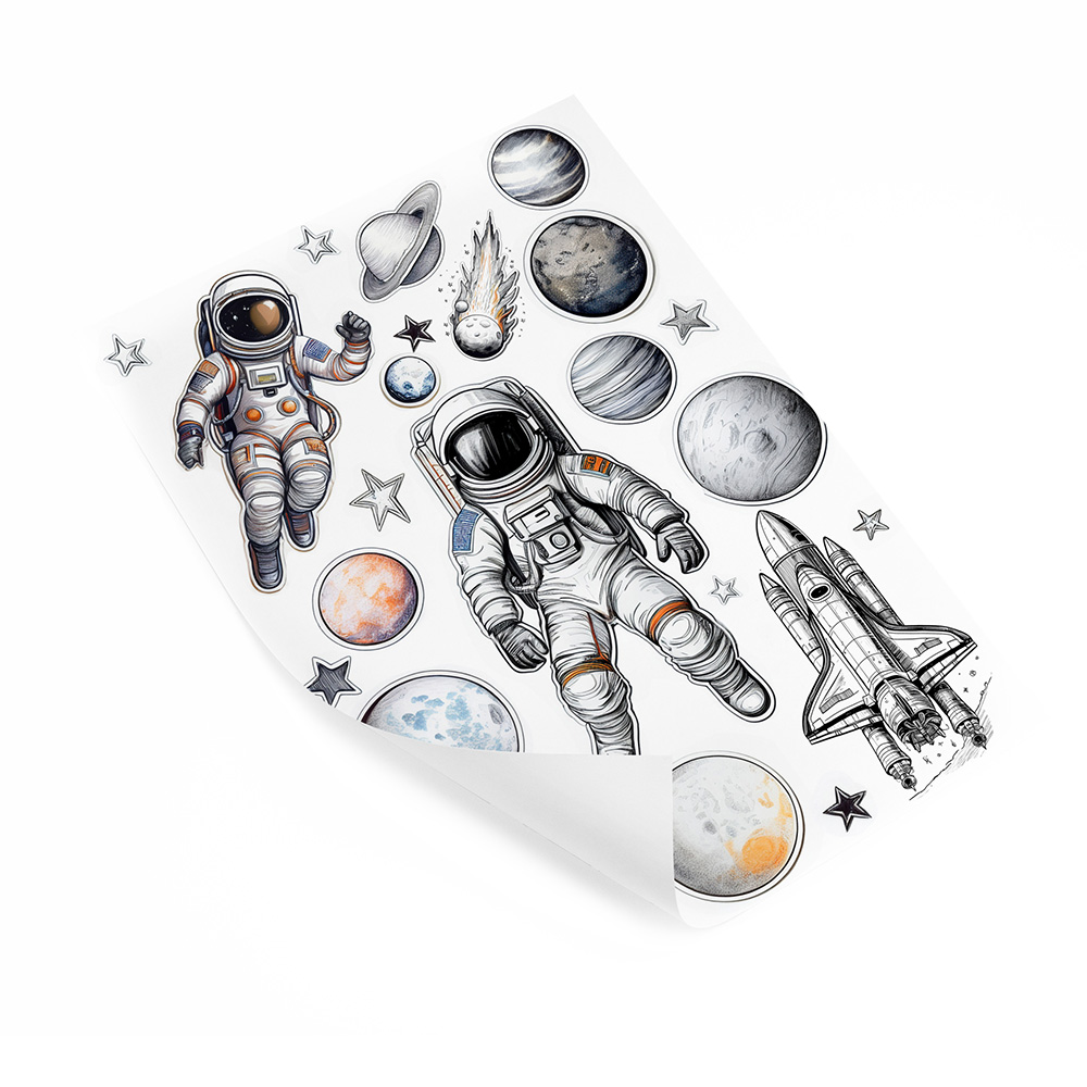 Wydruk cukrowy tort kosmos