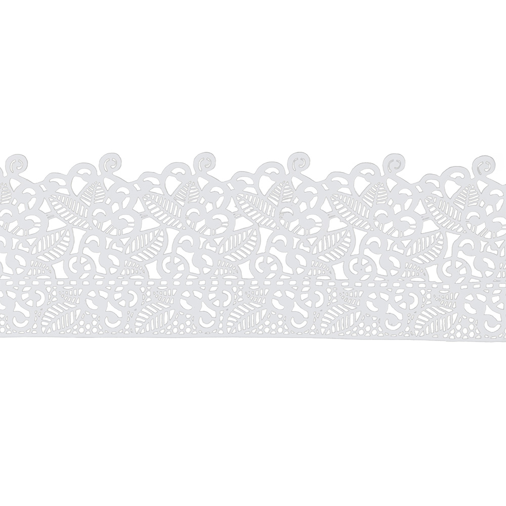 Gotowa koronka na tort biała