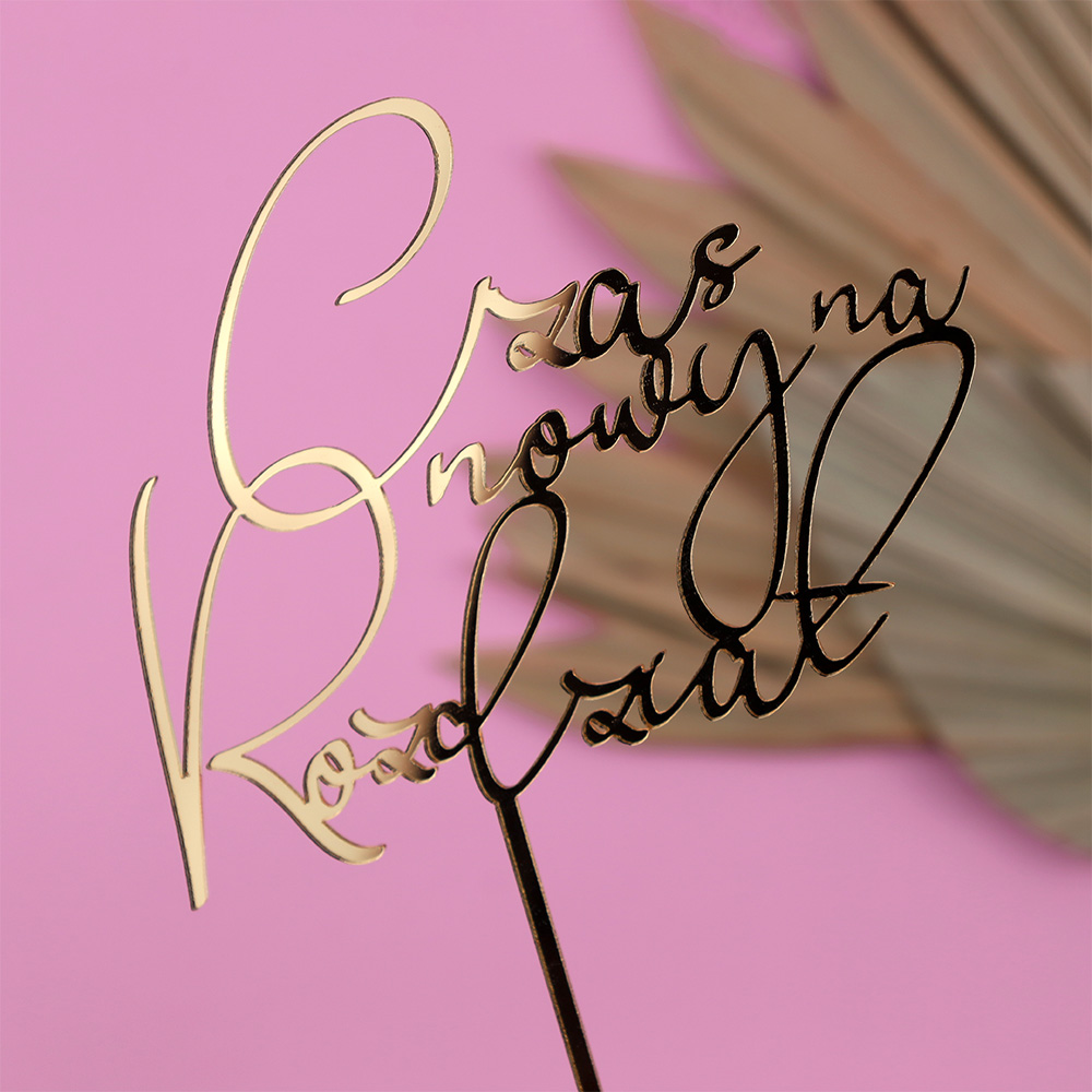 Topper Czas na nowy rozdział