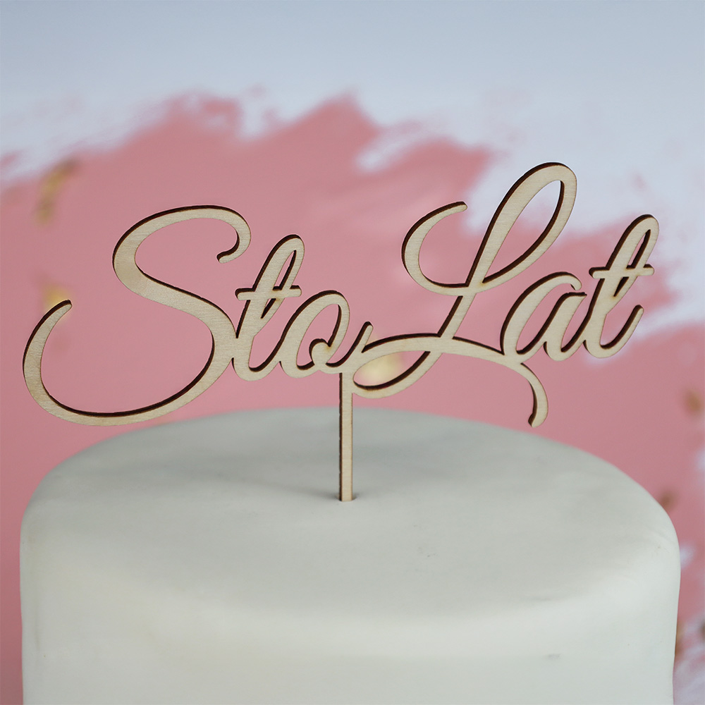 Topper Sto Lat ze sklejki