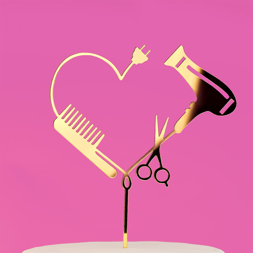 Topper na tort dla fryzjerki