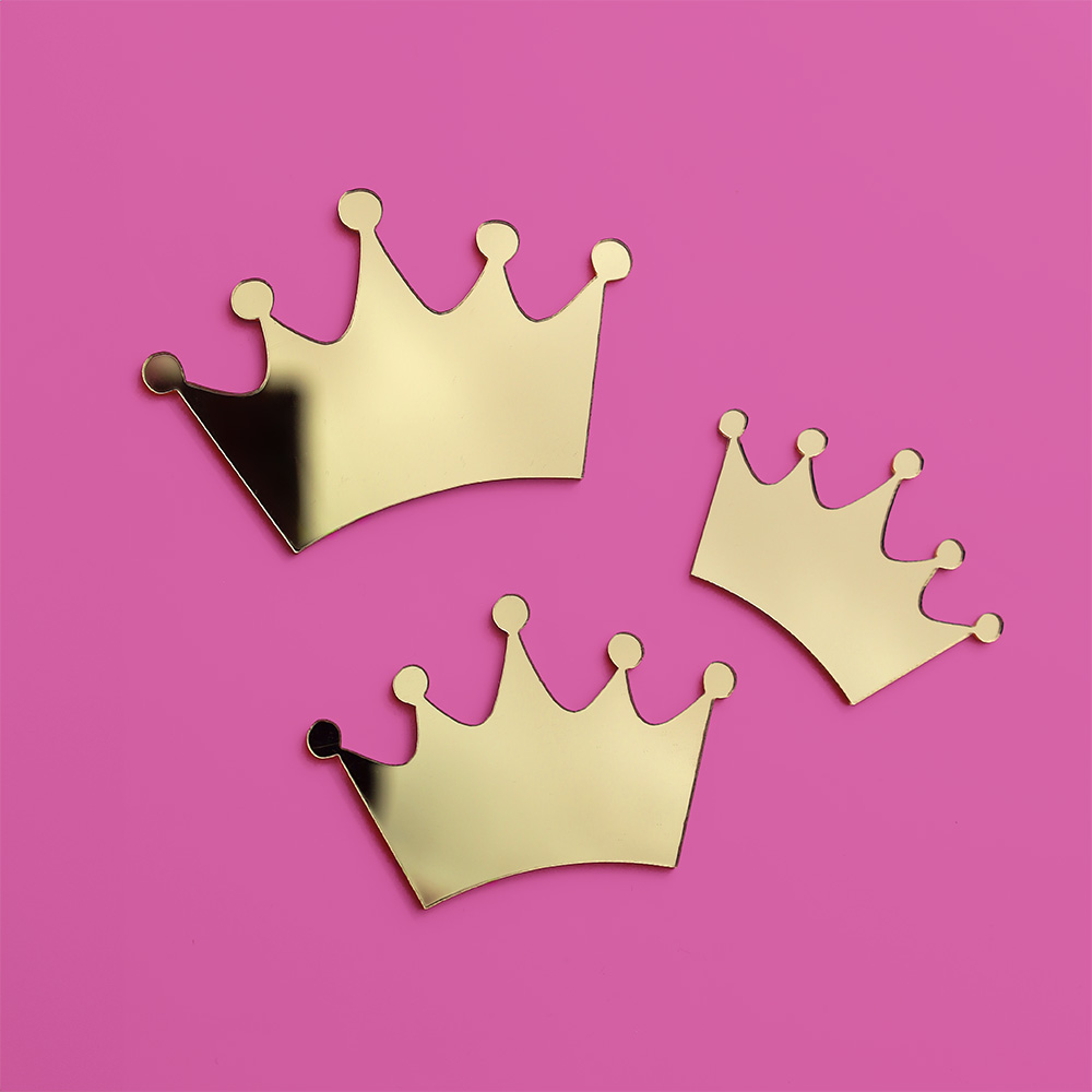 Korona na tort - 3 mini toppery