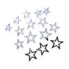 Mini gwiazdki srebrne