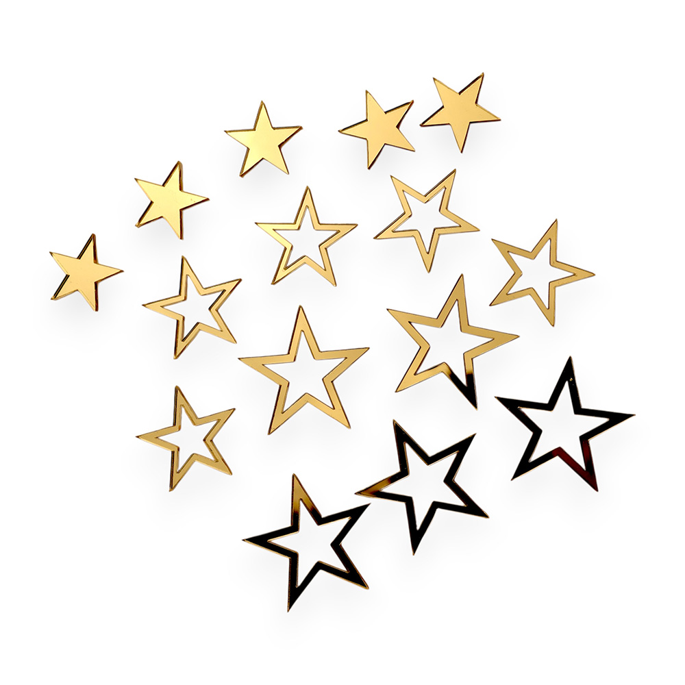 Mini gwiazdki złote