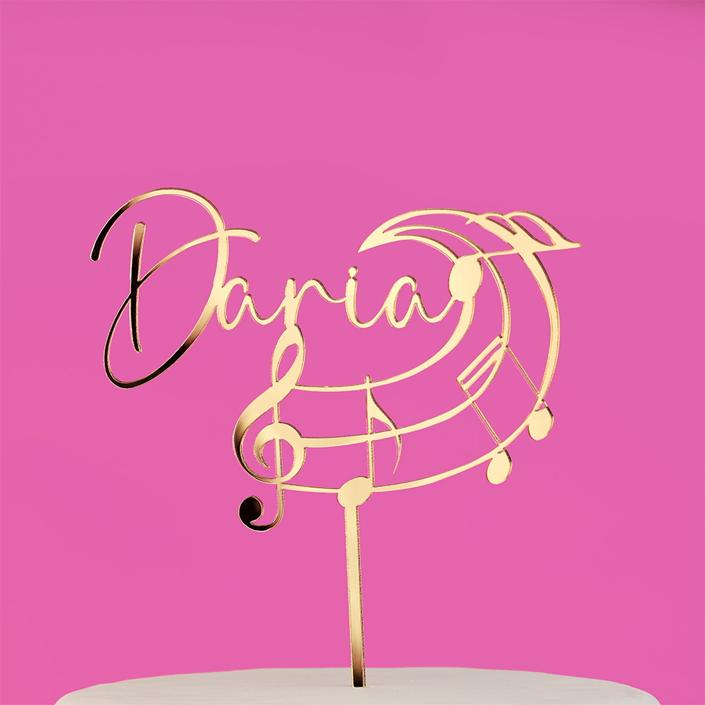 Topper na tort nutki + imię