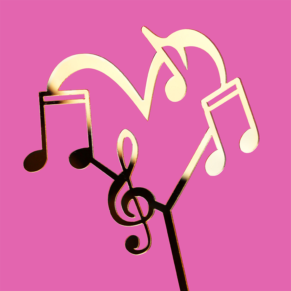 Dekoracja na tort muzyka