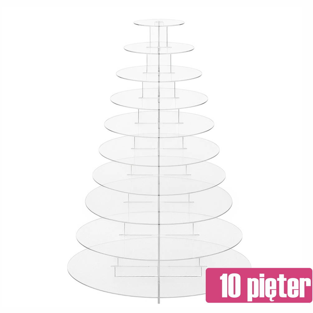 Duży stojak na monoporcje 10 pięter