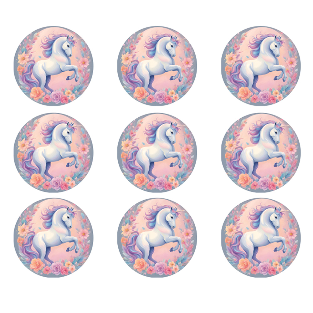 Jednorożec dekoracje na muffinki