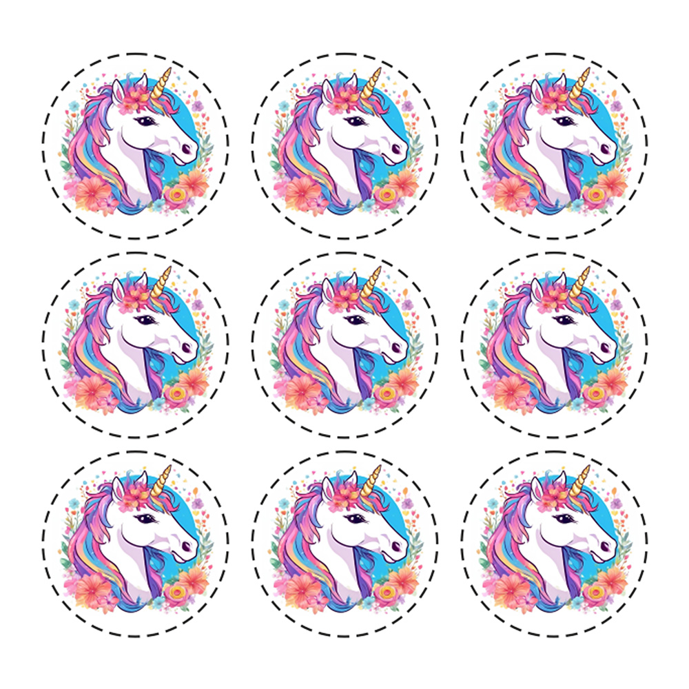 Dekoracje jadalne na tort Jednorożec