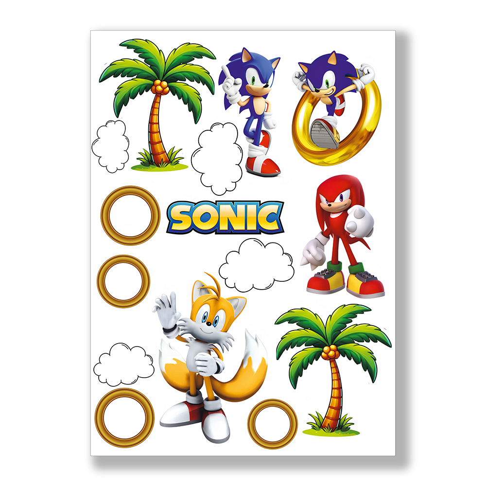 Opłatek na tort Sonic