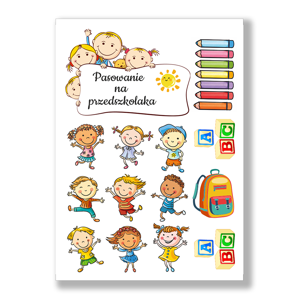 Opłatek na tort Pasowanie na Przedszkolaka