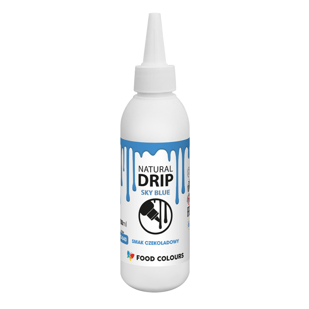 Niebieski drip do tortu Sky Blue