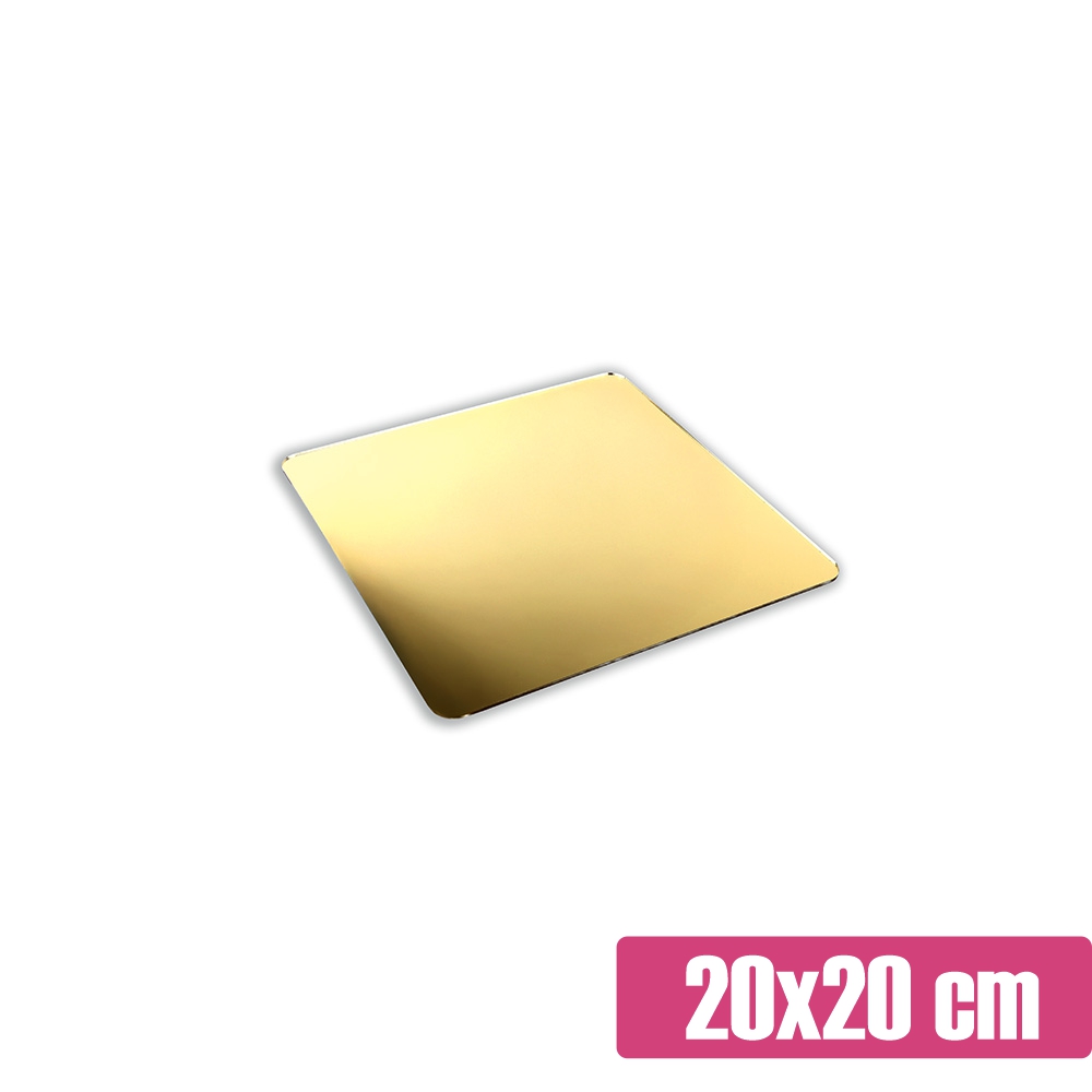 Patera lustrzana na słodki stół 20x20 cm