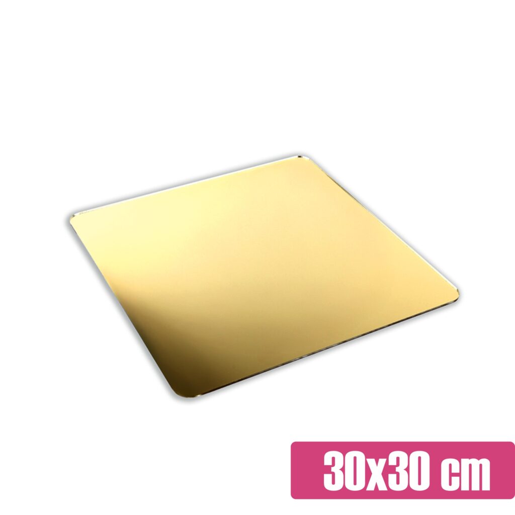 Patera lustrzana na słodki stół 30x30 cm