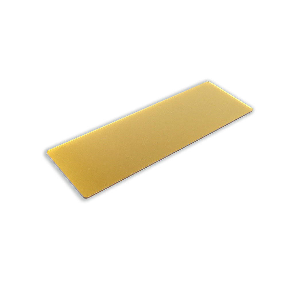 Prostokątna złota patera na słodki stół 10x30 cm