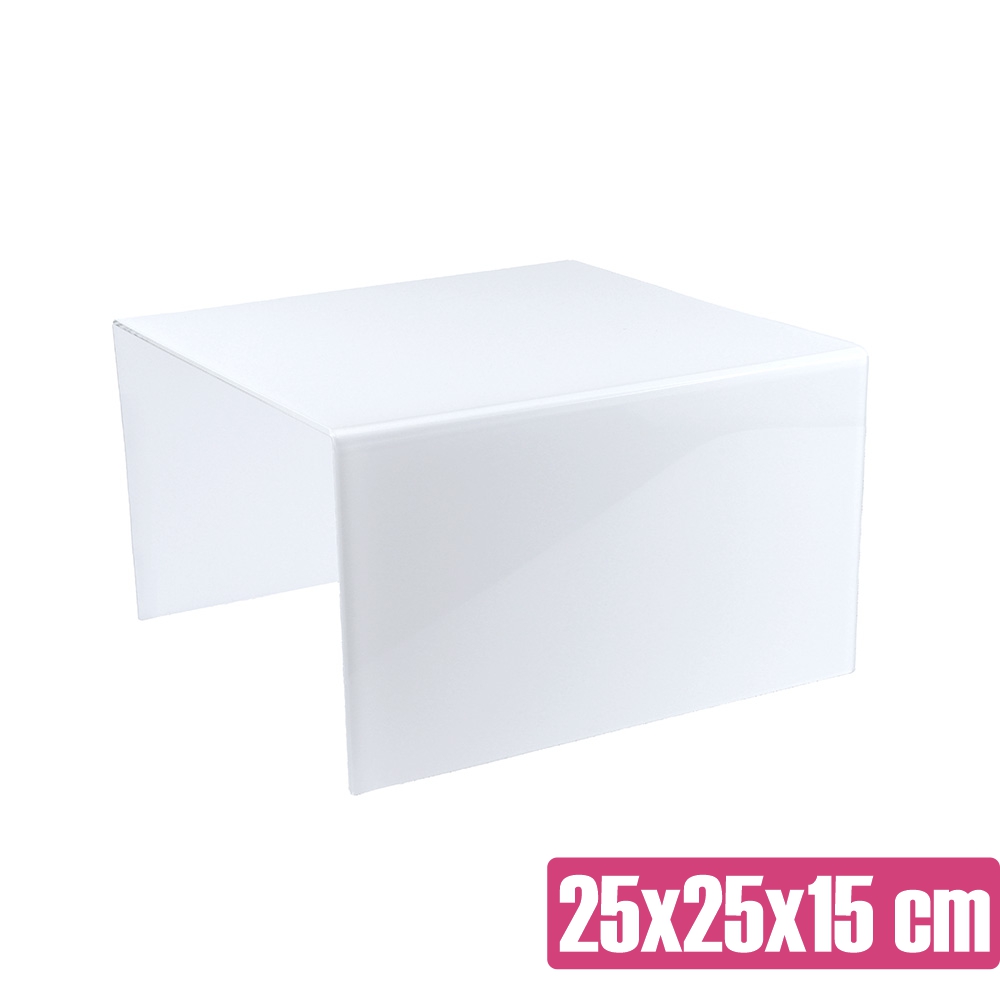 Podest na monoporcje biały 25x25x15 cm
