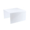 Podest na monoporcje biały 25x25x15 cm