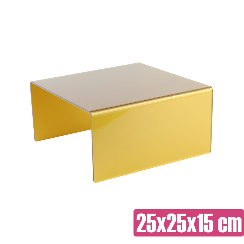 Podest na monoporcje złoty 25x25x15 cm