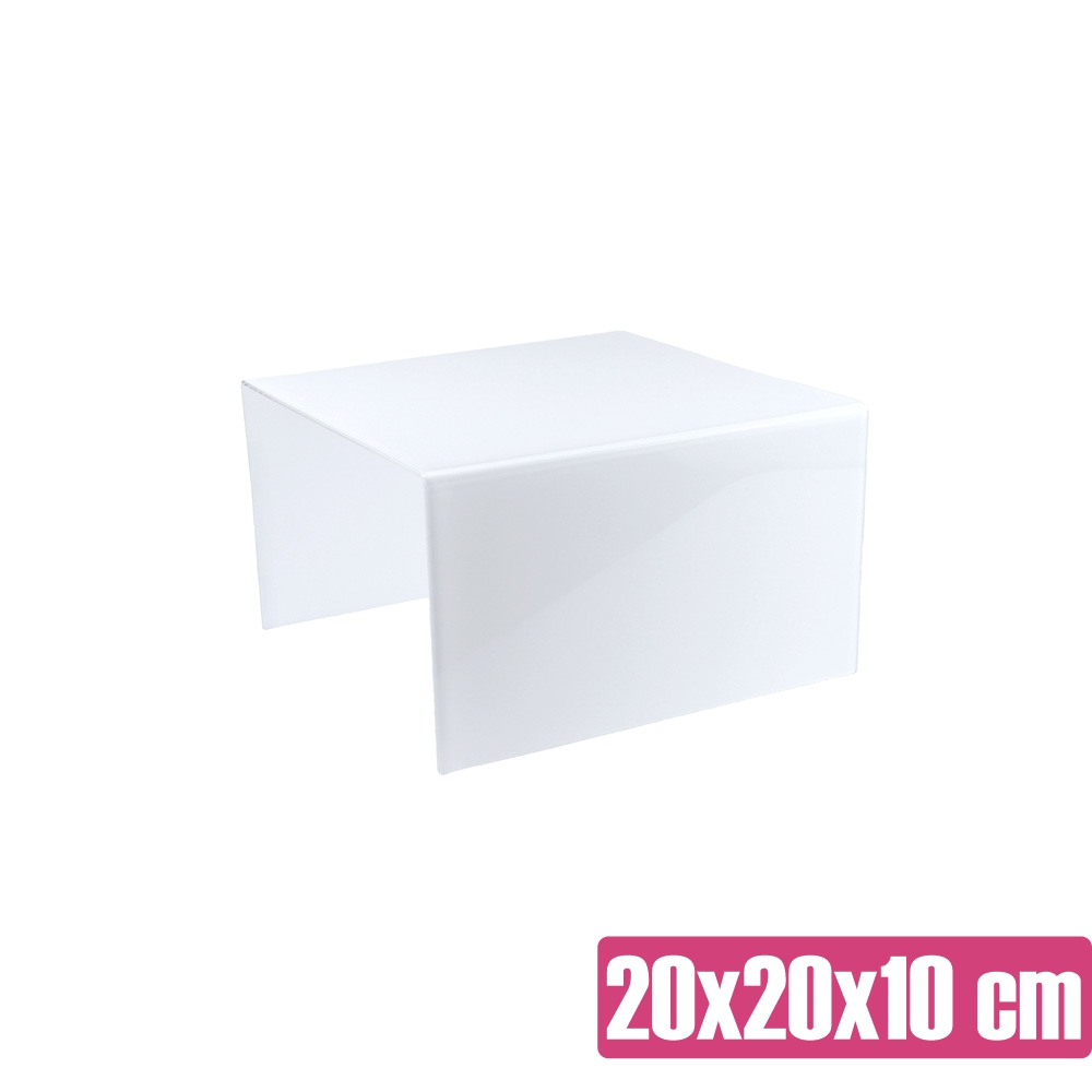 Podest na monoporcje biały 20x20x10 cm