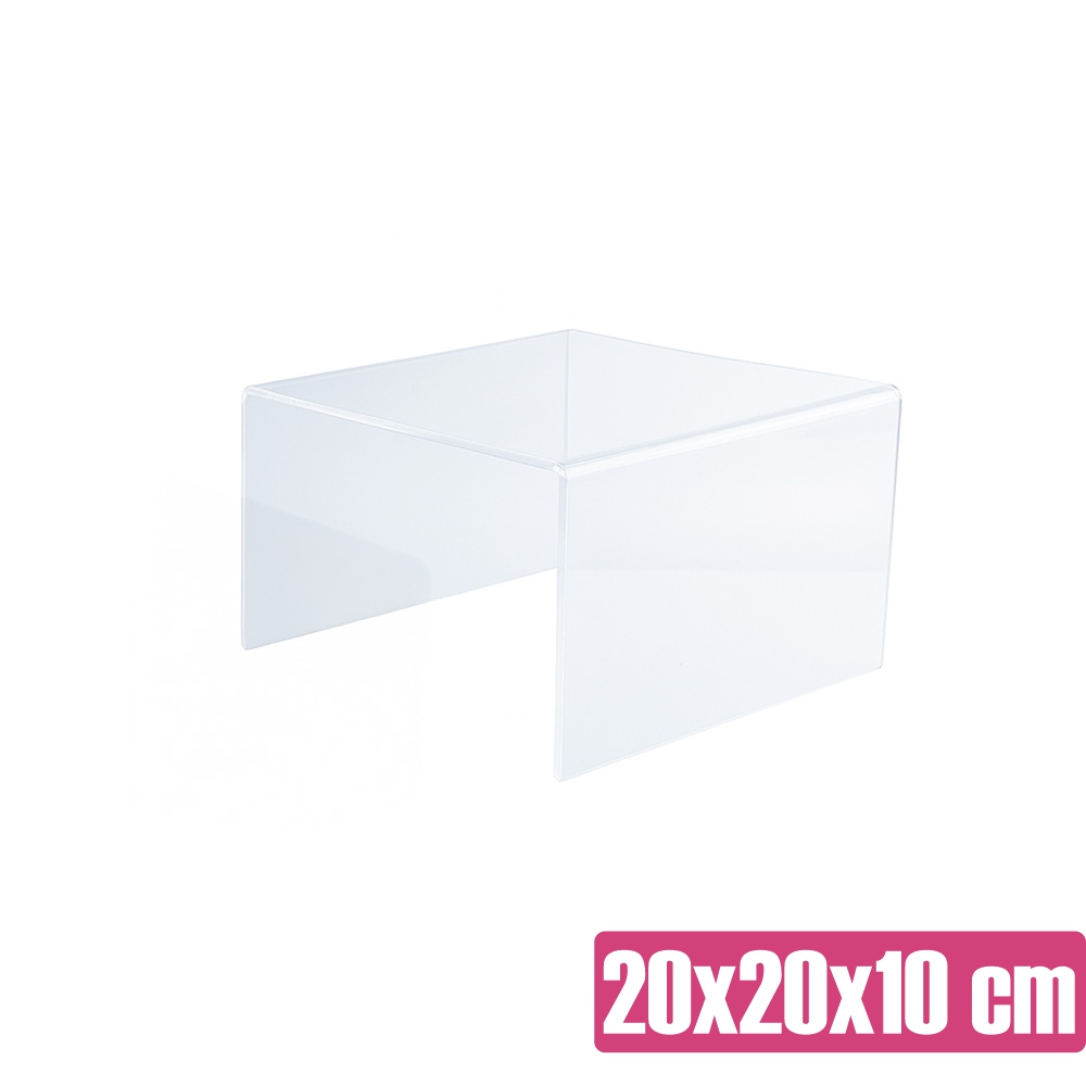Przezroczysty podest na monoporcje 20x20x10 cm
