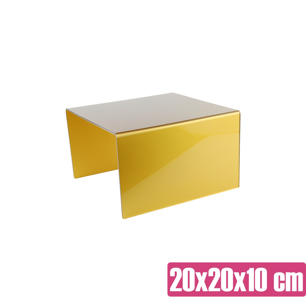Podest na monoporcje złoty 20x20x10 cm