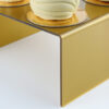 Podest na monoporcje złoty 20x20x10 cm