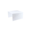Podest na monoporcje biały 15x15x8 cm