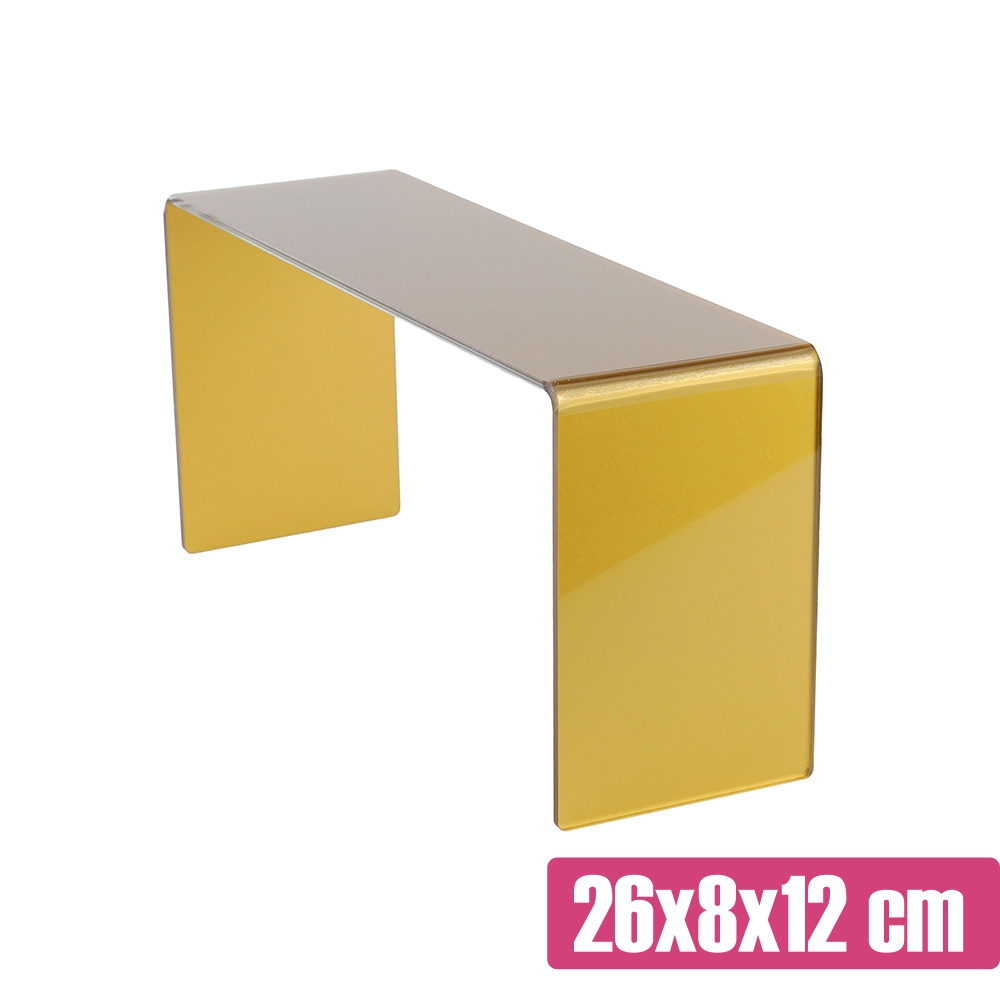 Złoty ekspozytor na słodki stół 26x8x12 cm